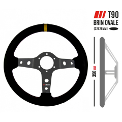 Volant RRS CORSA tulipage 90mm 3 branches