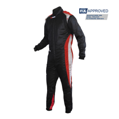 Combinaison pilote RRS PROLIGHT noire FIA 8856-2018
