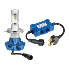 Kit ampoule à led et relais pour H4, 25W 6500K