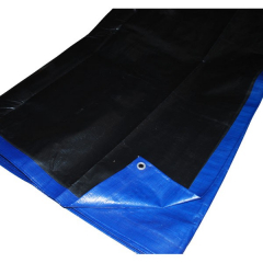 Bâche bleue/noire super résistante 5x8m