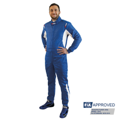 Combinaison pilote RRS Diamond Star bleue FIA 8856-2018
