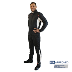Combinaison pilote RRS Diamond Star noire FIA 8856-2018