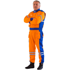 Combinaison RRS commissaire de course Orange/Bleue