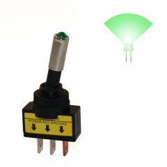Interrupteur Led vert 12V 20A
