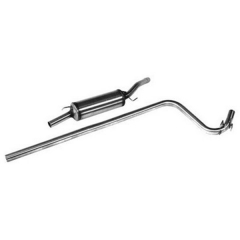 Ligne d'échappement RRS Inox pour Fiat Punto 2007 (Grp N). Diamètre 54