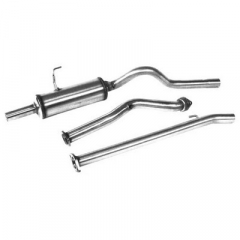 Ligne d'échappement RRS Inox pour Renault Clio 2 RS Phase 2 (Grp N) Diamètre 70