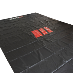 Bâche bleue/noire super résistante 6 x 10 m