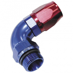 Raccord mâle 90° Dash 10 Alu JIC 7/8x14