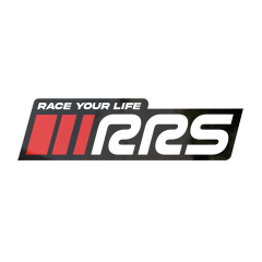 Autocollant RRS Race Your Life Noir grand modèle