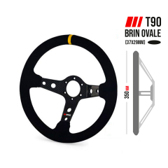Volant RRS CARBONE Noir tulipage 90mm 3 branches