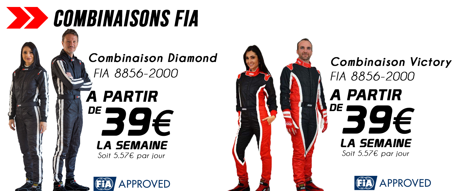 Location de combinaisons FIA rallye et circuit